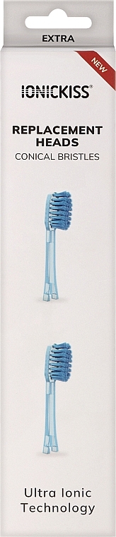 УЦЕНКА Насадка для ионной зубной щетки, очень мягкой жесткости, голубая - Ionickiss Ultra Soft * — фото N1