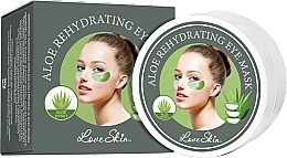 Парфумерія, косметика Гідрогелеві патчі для очей з алое вера - Love Skin Aloe Rehydrating Eye Mask