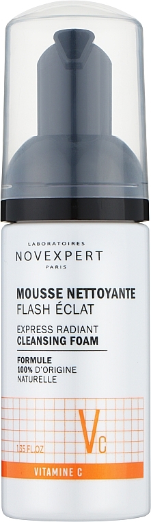 Пенка очищающая для сияния кожи лица - Novexpert Vitamin C Express Radiant Cleansing Foam — фото N1