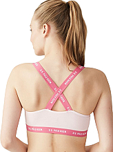 Спортивный бюстгальтер 66117, pink - U.S. Polo Assn Bra Cross Strapped Soft — фото N4