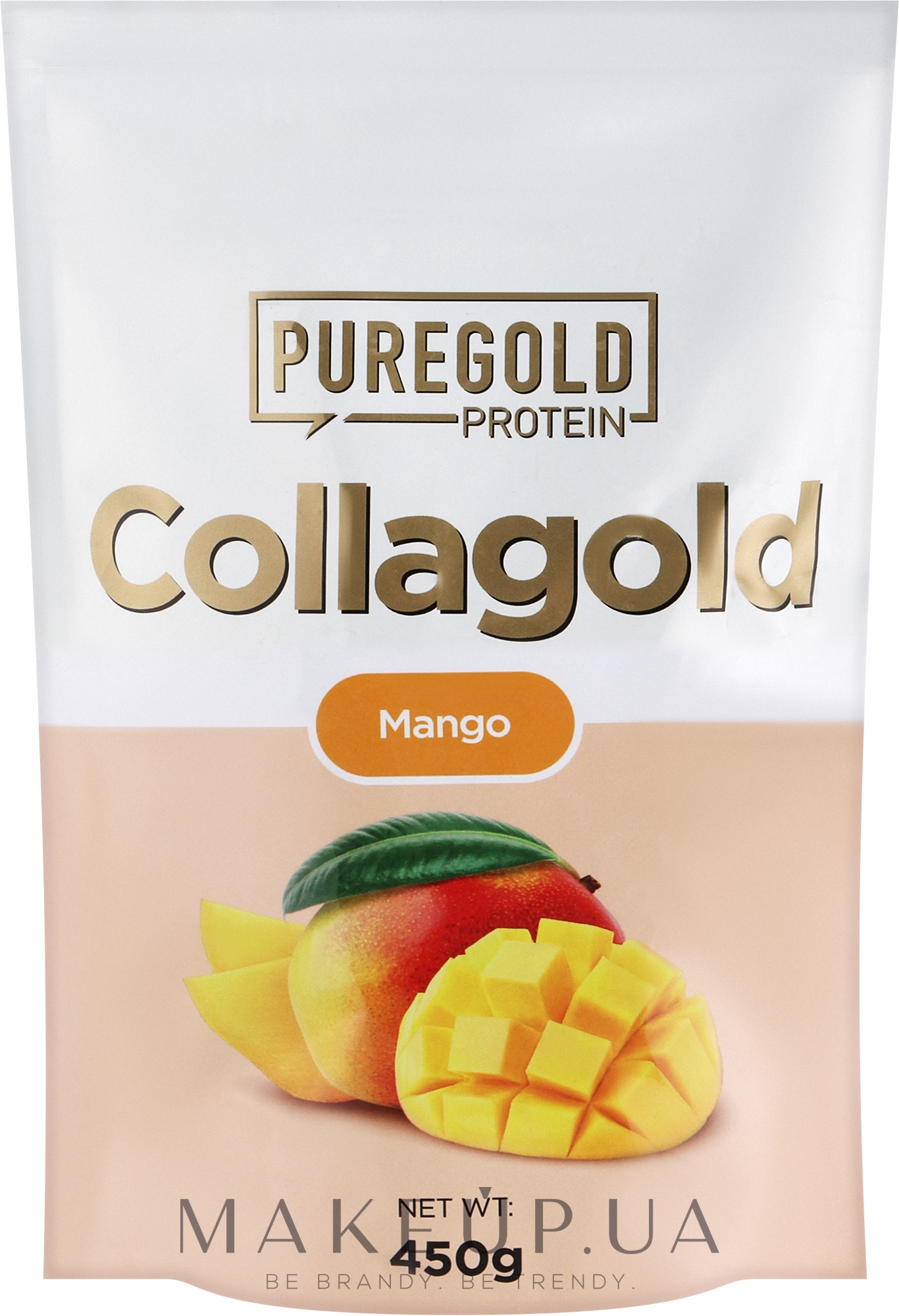 Коллаген с гиалуроновой кислотой, витамином С и цинком, манго - PureGold CollaGold Mango — фото 450g