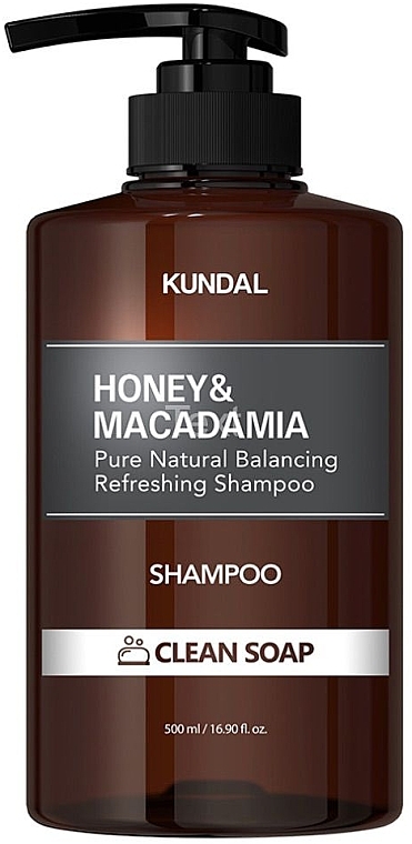 Шампунь для волосся "Clean Soap" - Kundal Honey & Macadamia Shampoo — фото N1