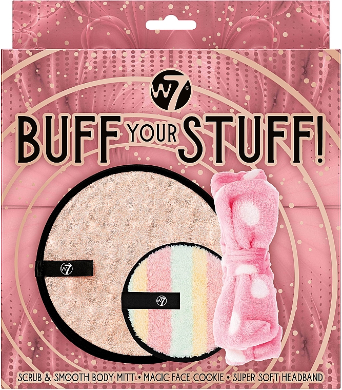 Набор - W7 Buff Your Stuff! Gift Set (acc/3pcs) — фото N1