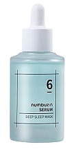 Нічна сироватка-маска для обличчя - Numbuzin No.6 Deep Sleep Mask Serum — фото N1