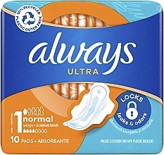Гігієнічні прокладки з крильцями, 10 шт. - Always Ultra Normal Plus — фото N2