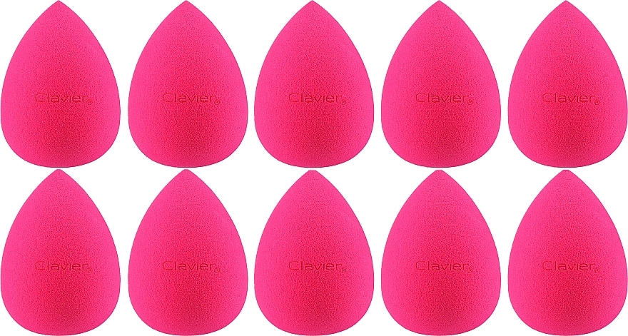 Набор спонжей для макияжа, розовые - Clavier Tender Blender Super Soft — фото N2