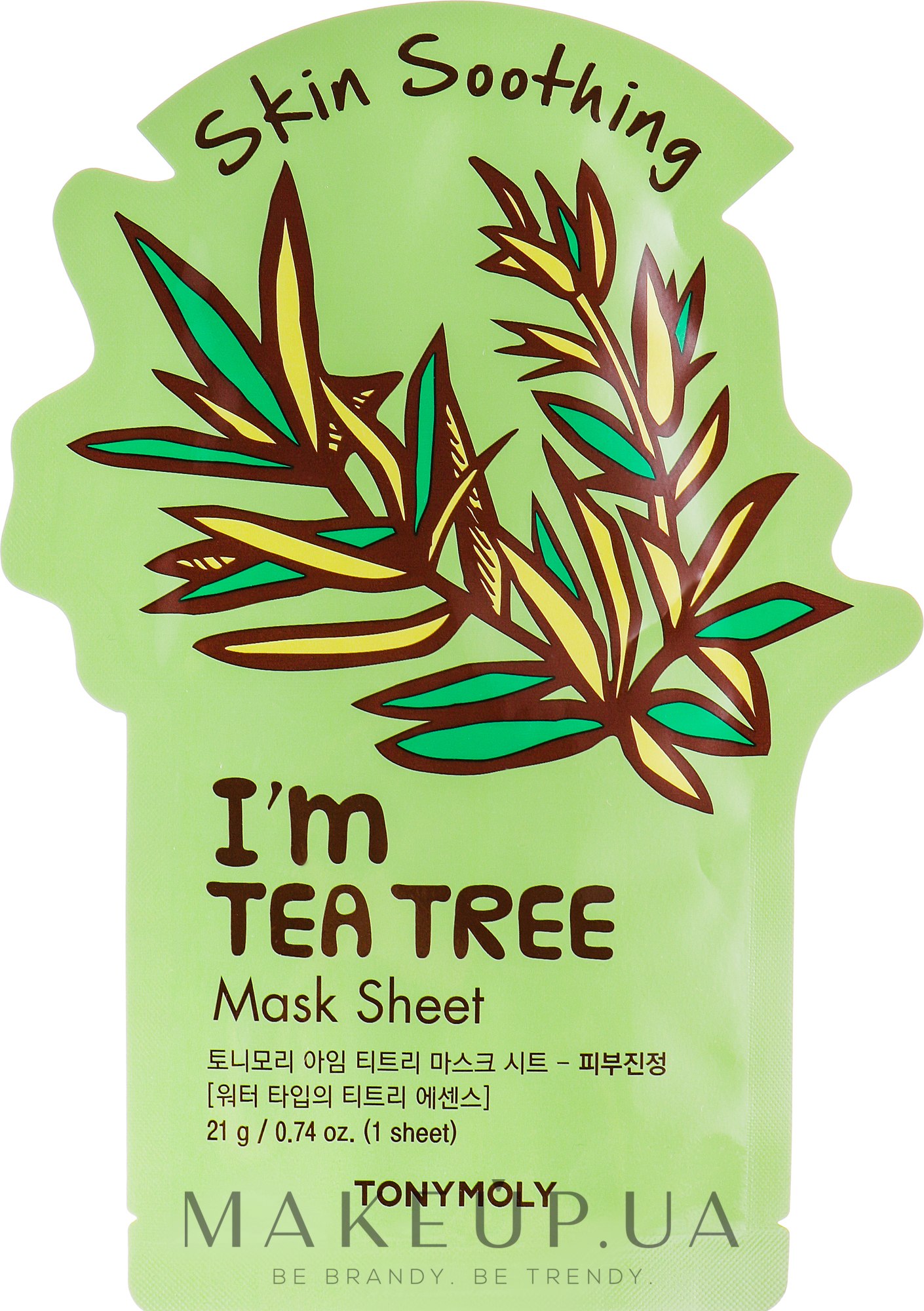 Листова маска для обличчя - Tony Moly i'm Real Tea Tree Mask Sheet  — фото 21ml