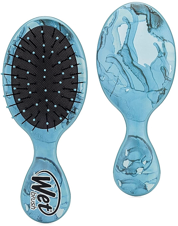 Расческа для волос - Wet Brush Terrain Textures Mini Detangler Arctic Blue — фото N3