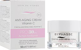 Духи, Парфюмерия, косметика Крем против первых морщин 30+ - Byphasse Anti-aging Cream Pro30 Years Vitamin C