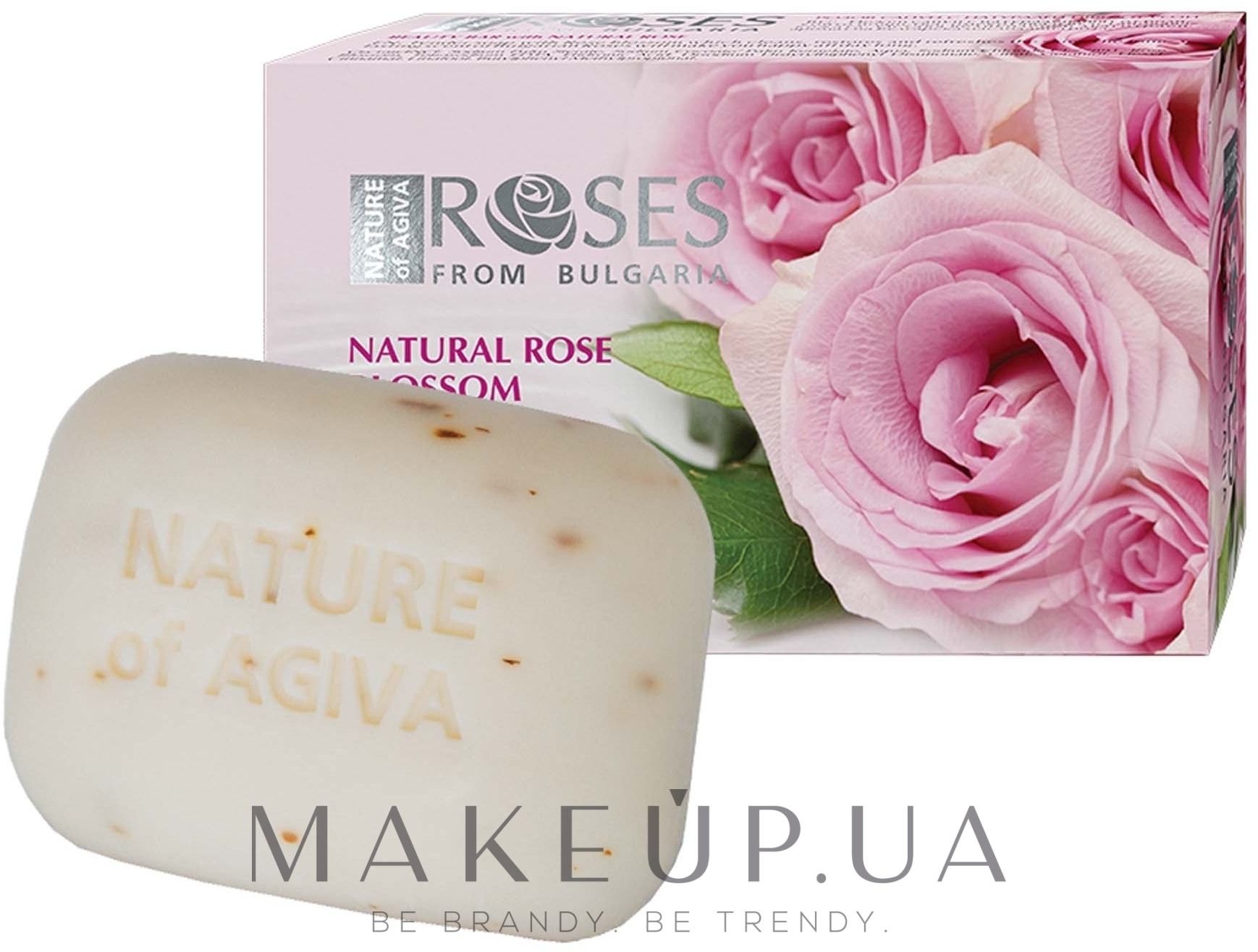 Мило для рук "Пелюстки троянди" - Nature of Agiva Rose Soap — фото 75g