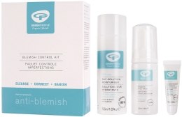 Духи, Парфюмерия, косметика Набор по уходу за проблемной кожей - Green People Blemish Control Kit (foam/30ml + cre/50ml + cre/10ml)