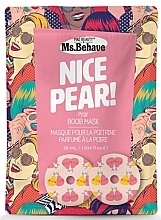 Маска для грудей - Mad Beauty Ms.Behave Nice Pear Boob Mask — фото N1