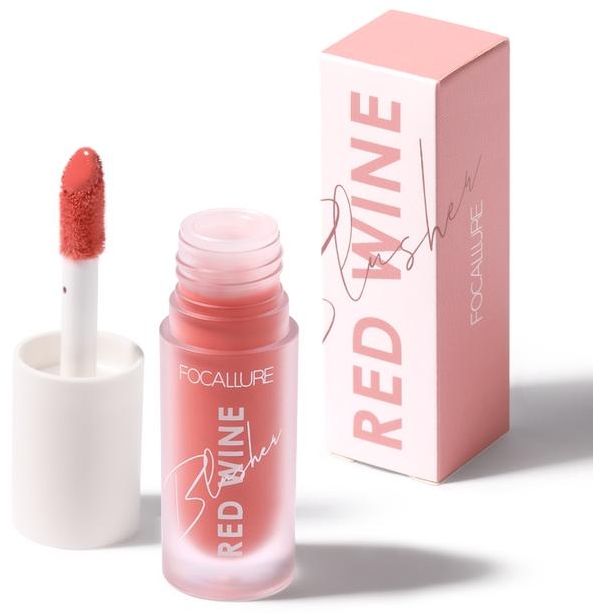 Жидкие румяна - Focallure Hangover Red Wine Liquid Blush