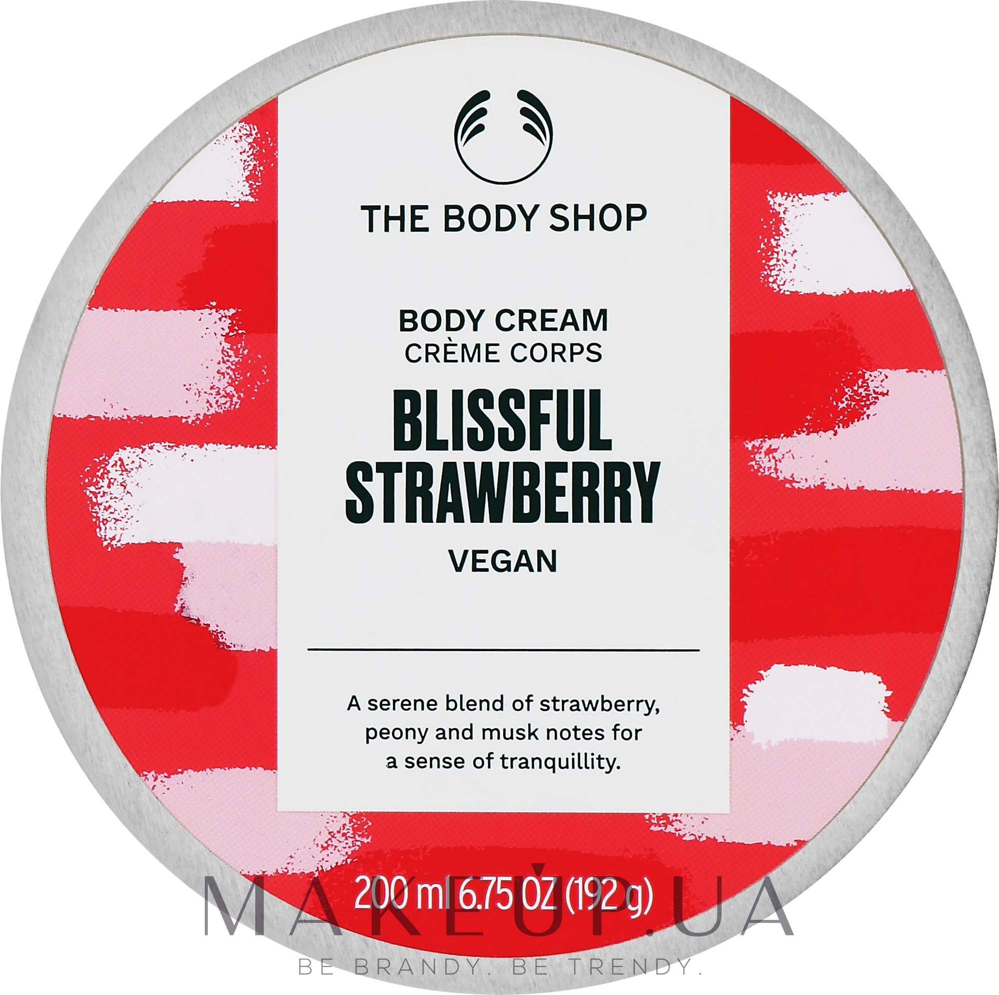 Крем для тіла - The Body Shop Body Cream Blissful Strawberry Vegan — фото 200ml