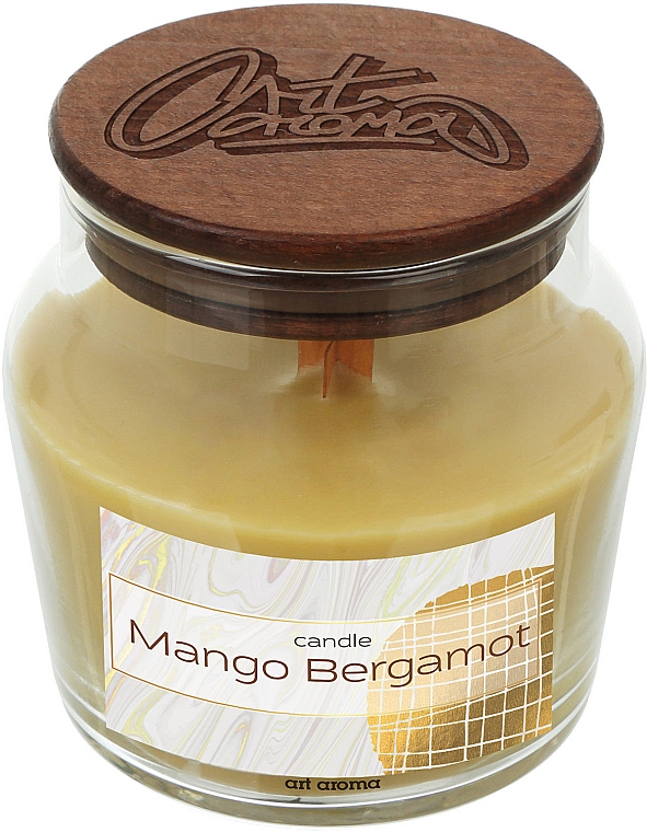 Ароматическая свеча "Манго-бергамот" - ArtAroma Candle Mango Bergamot — фото N1