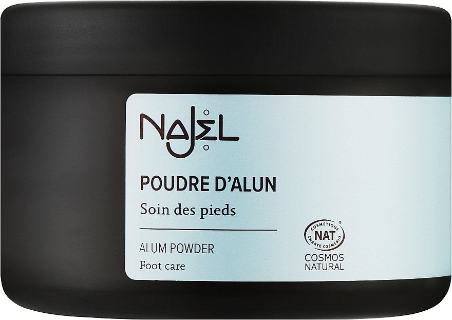 Натуральний дезодорант-пудра - Najel Alum Stone Natural Powder — фото N1