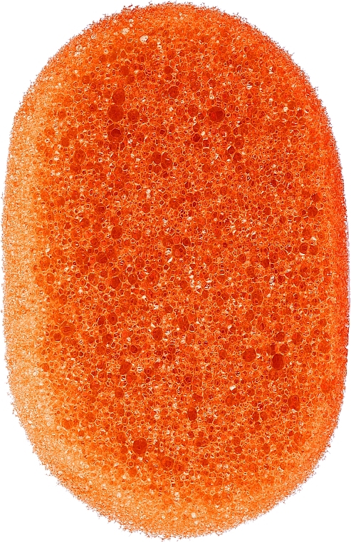 Губка для тела массажная "Антистресс", оранжевая - Sanel Antystress — фото N1