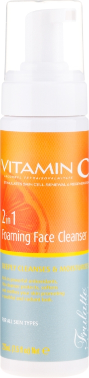 Пінка для вмивання з вітаміном С - Frulatte Vitamin C Foaming Face Cleanser 2 in 1 — фото N1