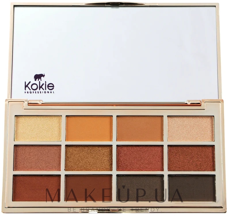 Палетка тіней для повік - Kokie Professional Artist Eyeshadow Palette — фото Goddess