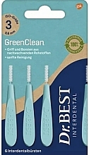 Парфумерія, косметика Йоржик для зубів - Dr. Best Interdental GreenClean Size 3