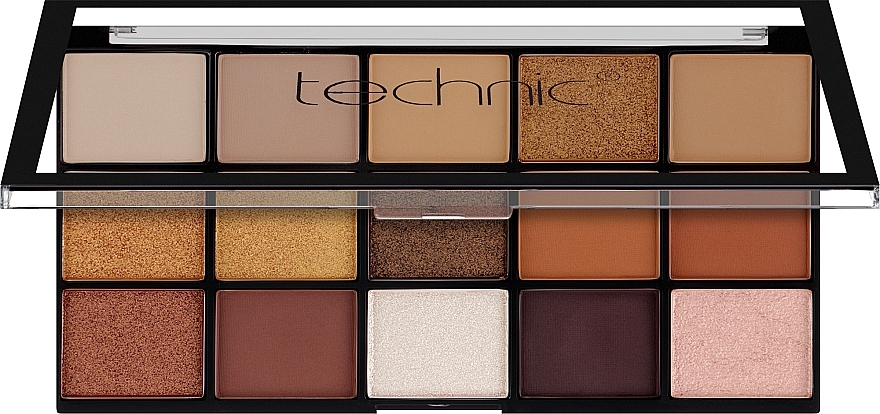 УЦЕНКА Палетка теней для век - Technic Cosmetics Pressed Pigment Eyeshadow Palette Boujee * — фото N1