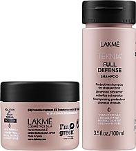 Набір для комплексного захисту волосся - Lakme Teknia Full Defense (shm/100ml + mask/50ml) — фото N2