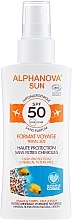 Солнцезащитный спрей - Alphanova Sun Spray SPF 50 Travel Size — фото N3