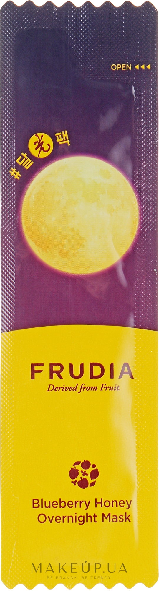 Живильна нічна маска з чорницею і медом - Frudia Blueberry Honey Overnight Mask — фото 5ml
