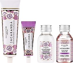 Набор - Benamor Jacaranda (b/cr/150ml + b/lot/100ml + hand/cr/30ml + sh/gel/100ml)  — фото N1