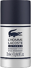 Парфумерія, косметика Lacoste L'Homme Lacoste Intense - Дезодорант-стік