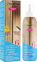 Освітлювальний спрей для волосся 2 в 1 - Blond Time Lightening Hair Spray — фото N1