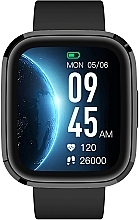 Парфумерія, косметика Смартгодинник, чорний - Garett Smartwatch GRC STYLE Black