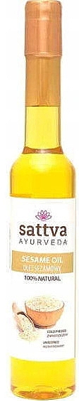 Кунжутное масло - Sattva Ayurveda Sesame Oil  — фото N1