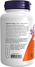 Альфа-липоевая кислота, 250 мг, капсулы - Now Foods Alpha Lipoic Acid — фото N3
