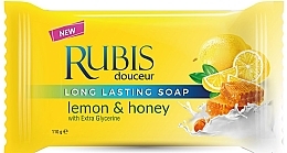 Мило "Лимон і мед" - Rubis Care Aloe Lemon & Honey Long Lasting Soap — фото N1