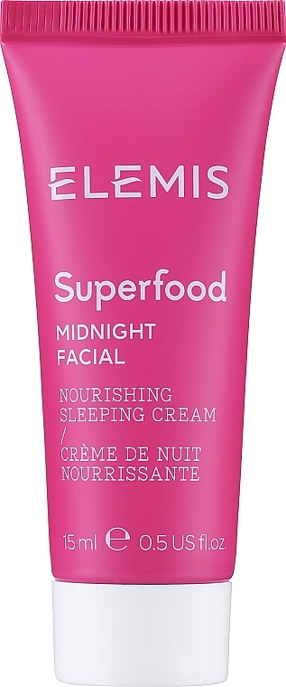 Нічний крем для обличчя - Elemis Superfood Nourishing Sleeping Cream (міні) — фото N1