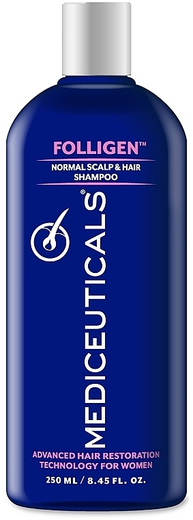 Шампунь для жінок проти випадання й потоншання волосся - Mediceuticals Advanced Hair Restoration Technology Women Folligen — фото N1