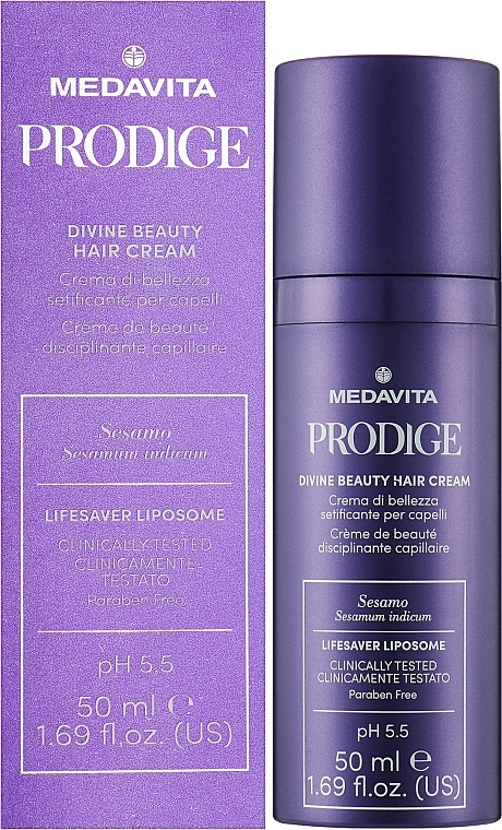 Відновлювальний крем для пошкодженого волосся - Medavita Prodige Divine Beauty Hair Cream — фото N3