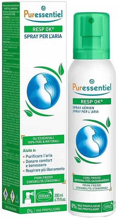 Респираторный спрей с 19 эфирными маслами - Puressentiel Resp OK Respirator Air Spray — фото N3