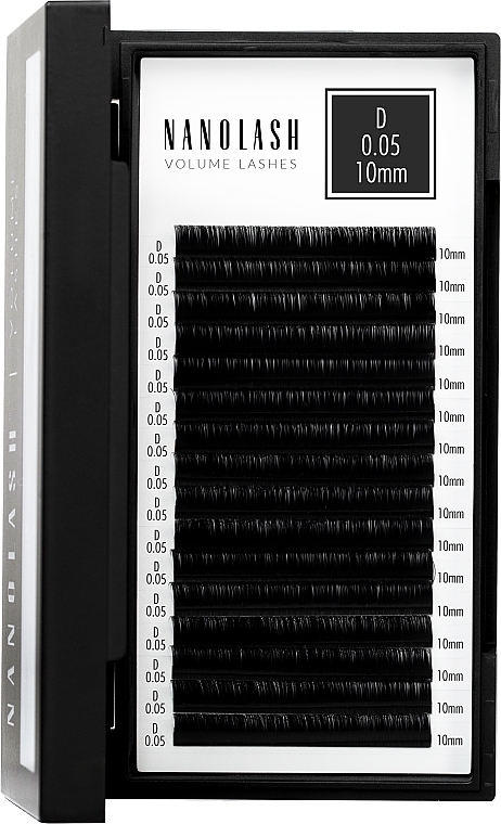 Nanolash Volume Lashes - Накладні вії D, 0.05 (10 мм) — фото N5