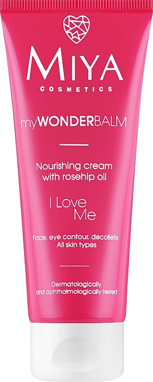 Питательный крем для лица с маслом розы - Miya Cosmetics My Wonder Balm I Love Me Face Cream