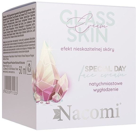 Питательный крем для лица - Nacomi Glass Skin Face Cream — фото N2
