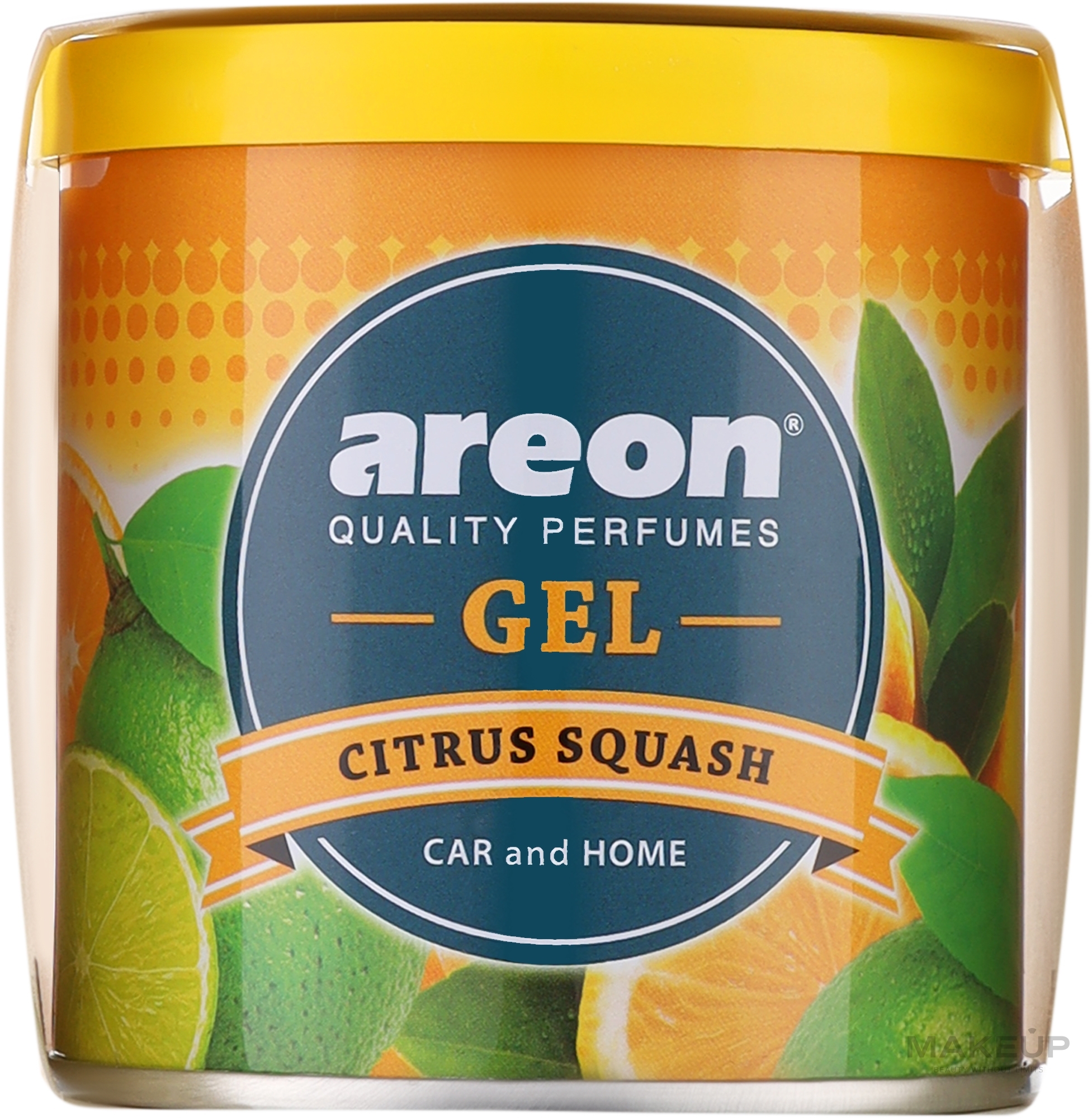 Ароматизированный гель для воздуха "Цитрусовый сквош" - Areon Gel Can Citrus Squash — фото 80g