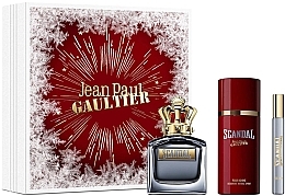 Jean Paul Gaultier Scandal Pour Homme - Набір (edt/100ml + deo/150ml + edt/travel/10ml) — фото N1