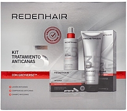 Духи, Парфюмерия, косметика Набор - Redenhair Anti-Grey (hair/lot/200ml + sh/250ml + suppl/60pcs)