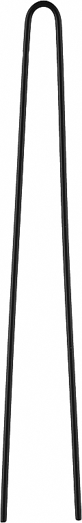 Шпильки для волосся рівні без наконечника, 80 мм, чорні - Tico Professional — фото N6