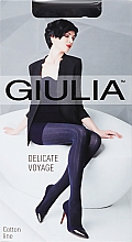Духи, Парфюмерия, косметика Колготки для женщин "Delicate Voyage Model 6" 150 Den, iron - Giulia
