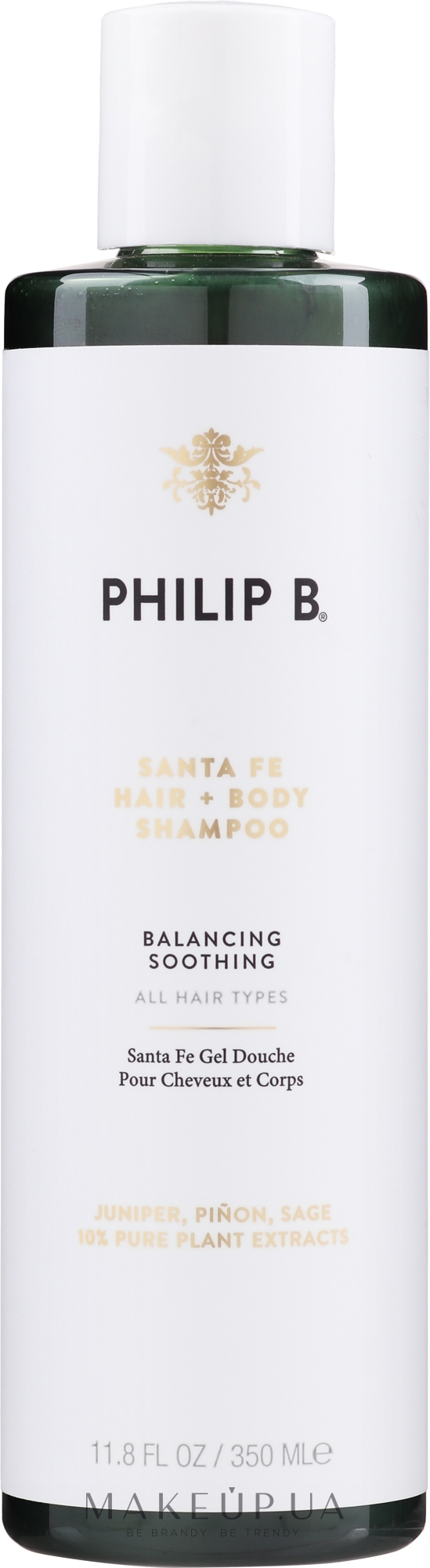 Шампунь для волосся та тіла балансувальний "Аромат Санта Фе" - Philip B Scent of Santa Fe Balancing Shampoo — фото 350ml