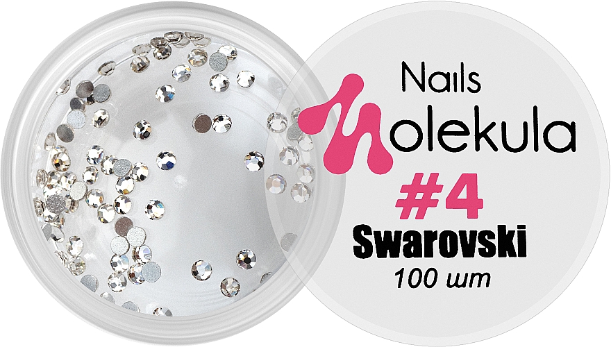 Стрази для дизайну нігтів - Nails Molekula Swarovski 4 — фото N1