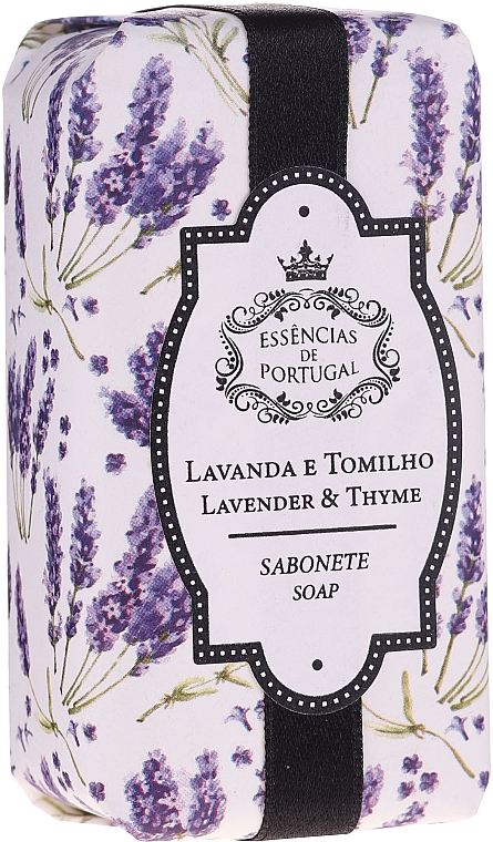 Натуральне мило "Лаванда і чебрець" - Essencias De Portugal Natura Lavander&Thyme Soap — фото N1